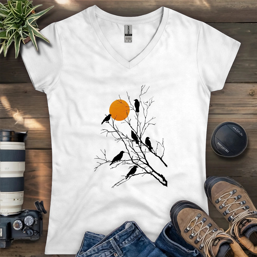 Sunset Murder Lady V-neck