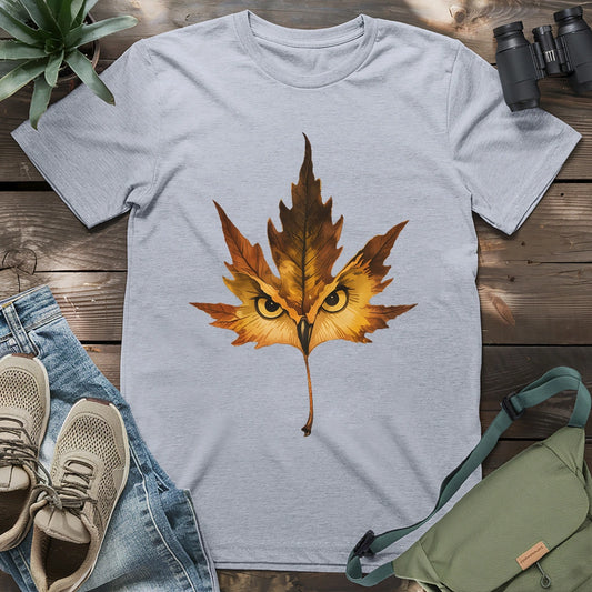 Owl Mapple Leaf T-shirt