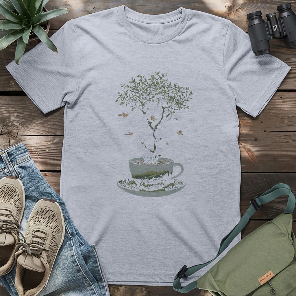 Coffee Tree Attract Birds T-shirt