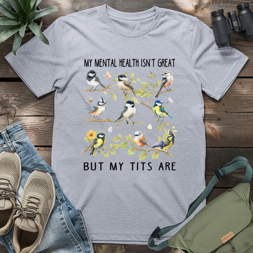 Beautiful tits birds shirt for women.