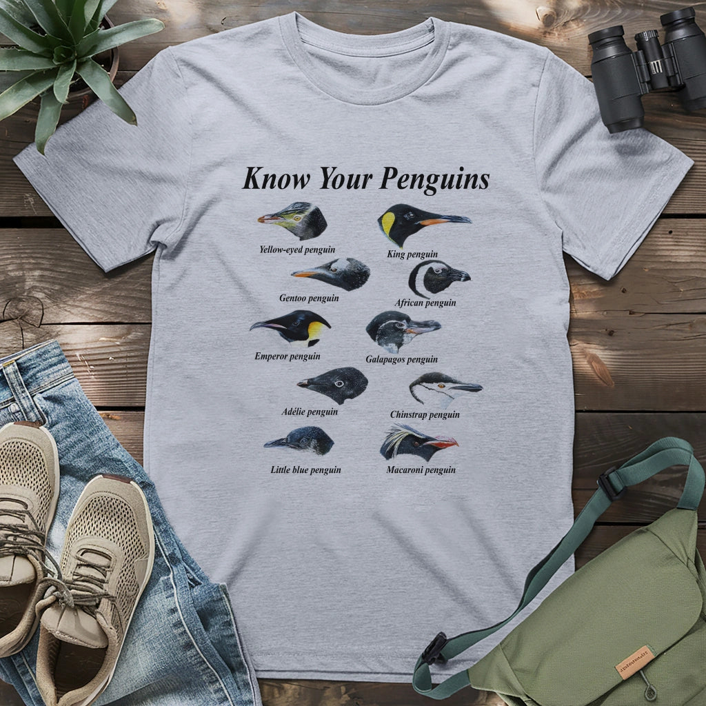 Know Your Penguins T-shirt
