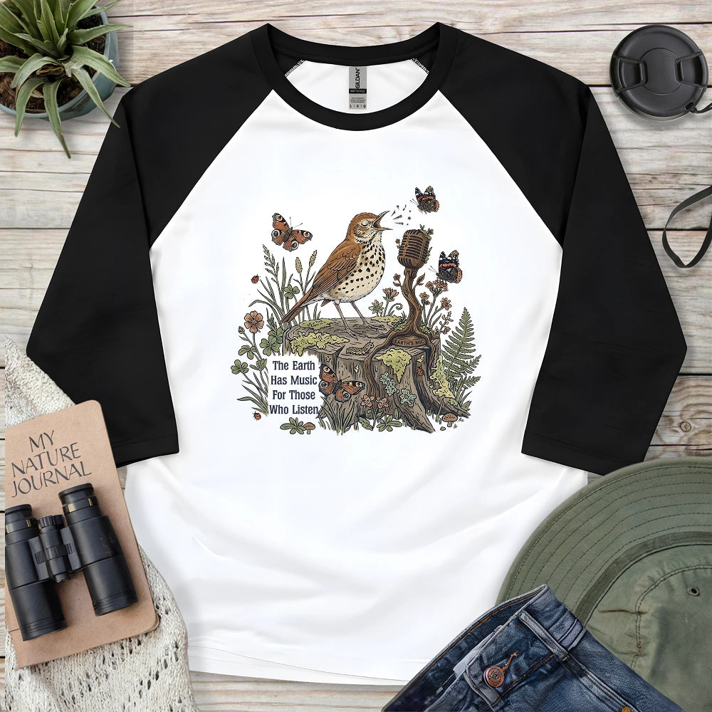 Earth Song 3/4 Sleeve T-shirt