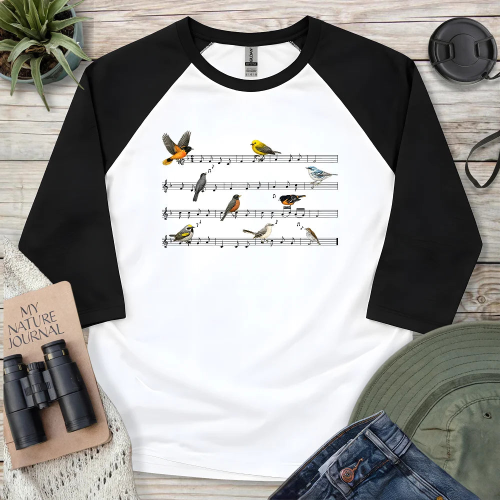 Symphony of Songbirds 3/4 Sleeve T-shirt