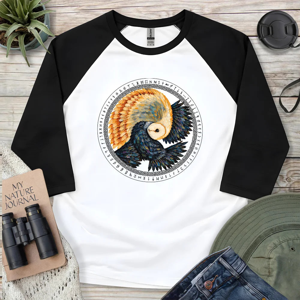Yin Yang Dual 3/4 Sleeve T-shirt