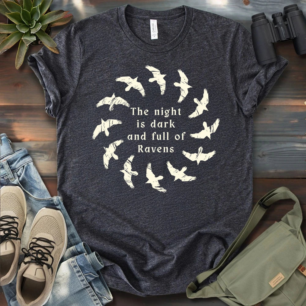 Night Full Of Ravens T-shirt