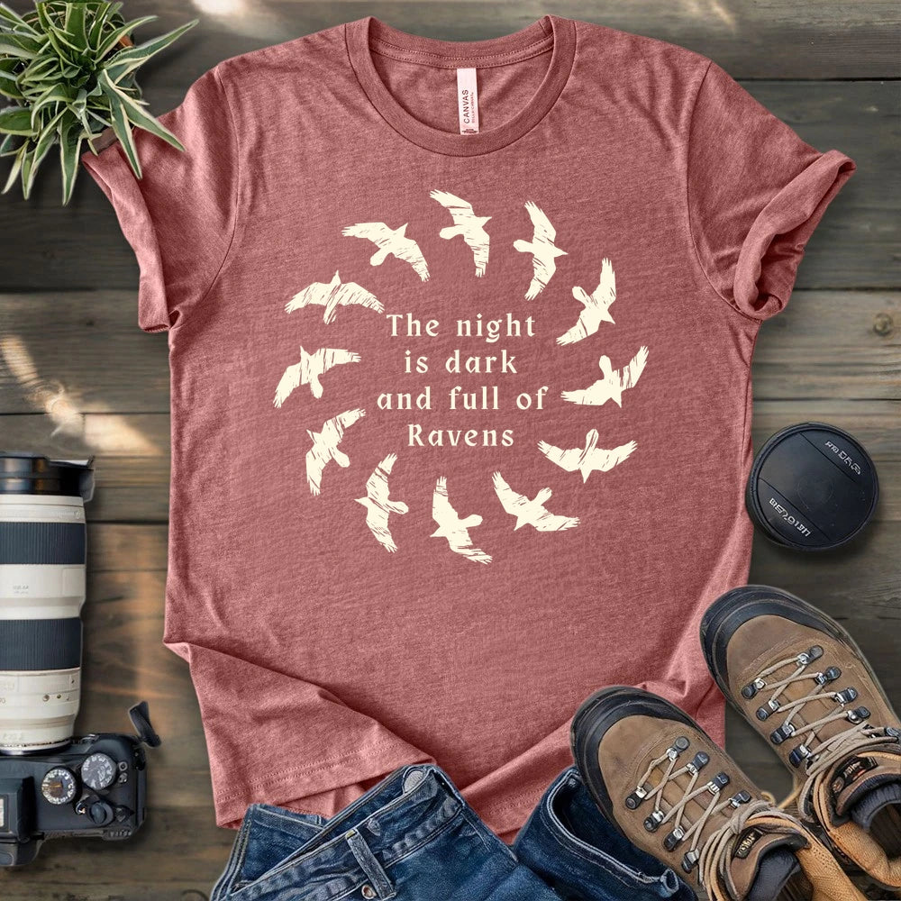 Night Full Of Ravens T-shirt