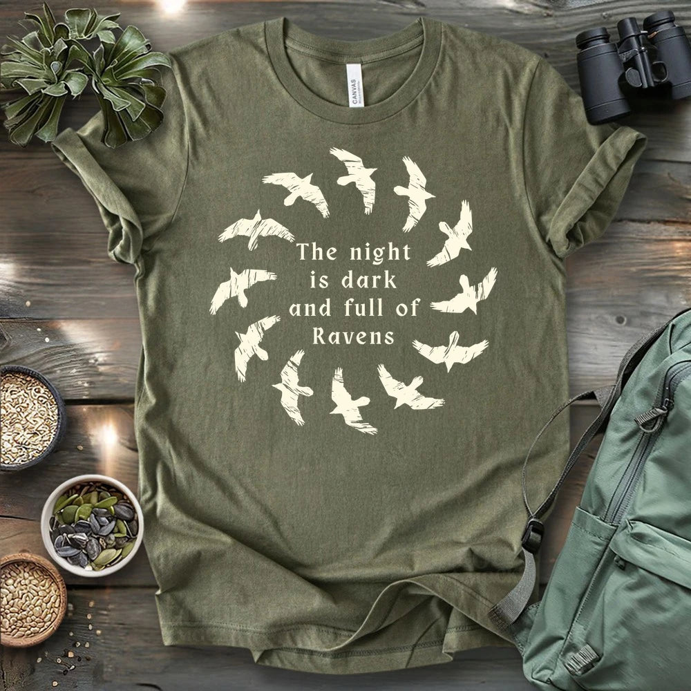 Night Full Of Ravens T-shirt