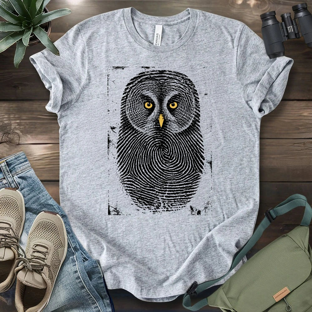 Owl Face Print T-shirt