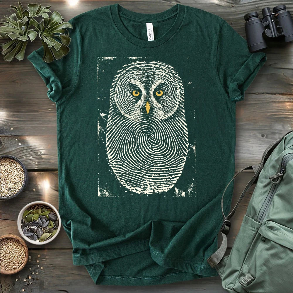 Owl Face Print T-shirt