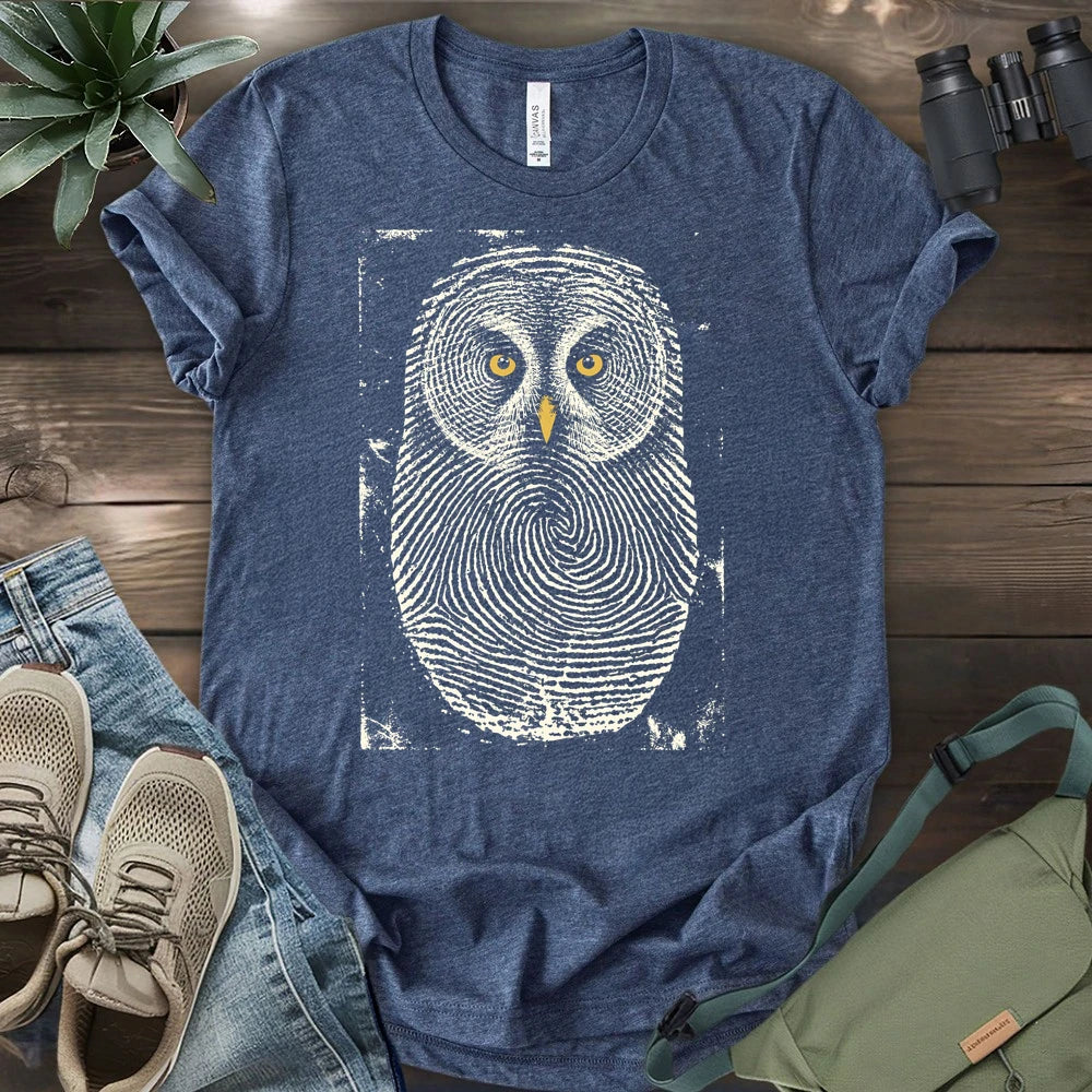 Owl Face Print T-shirt