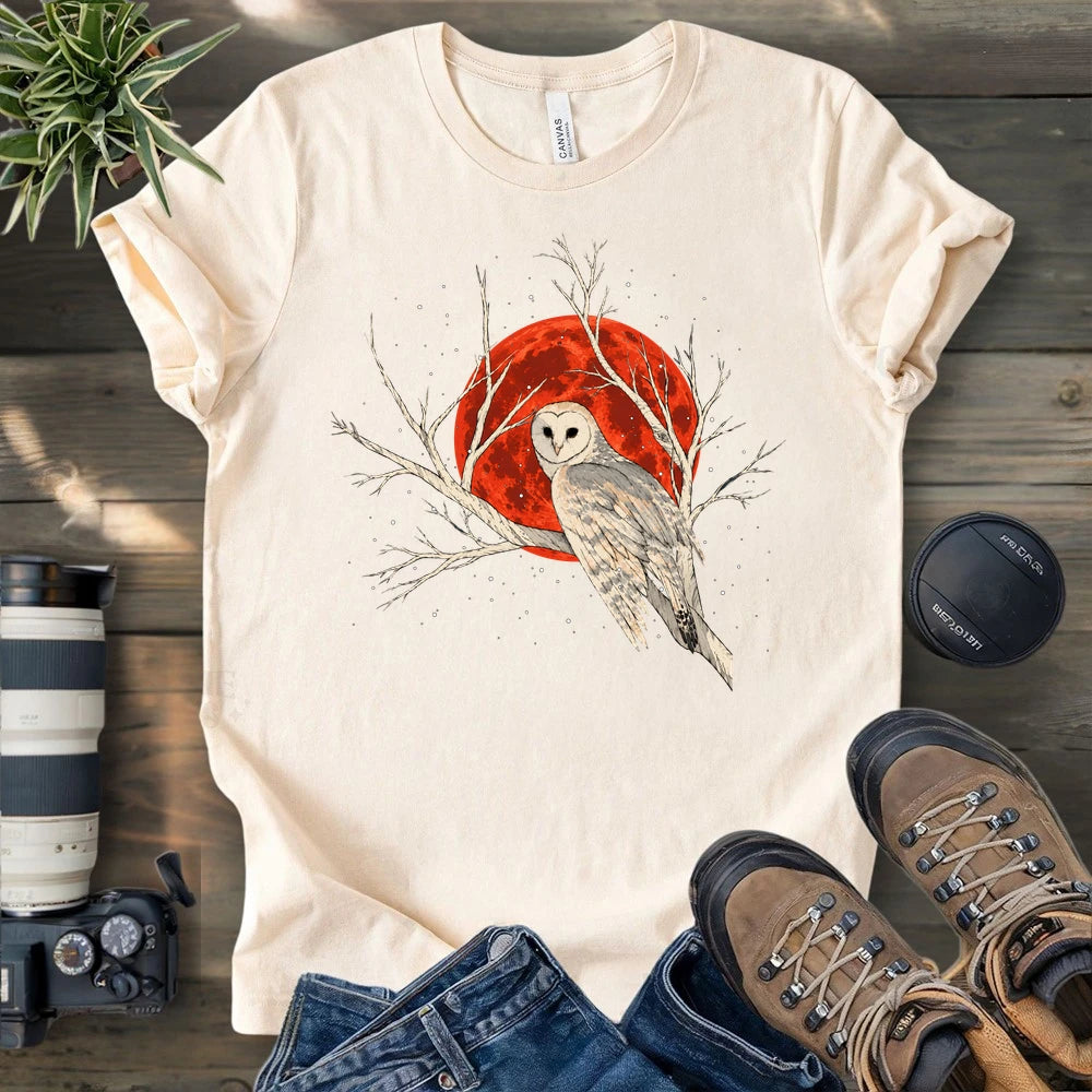 Blood Moon Owl T-shirt