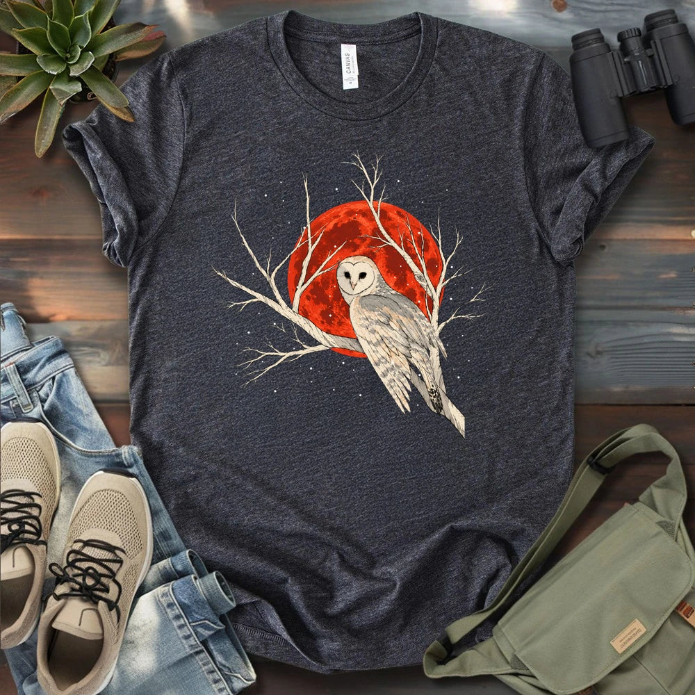 Blood Moon Owl T-shirt