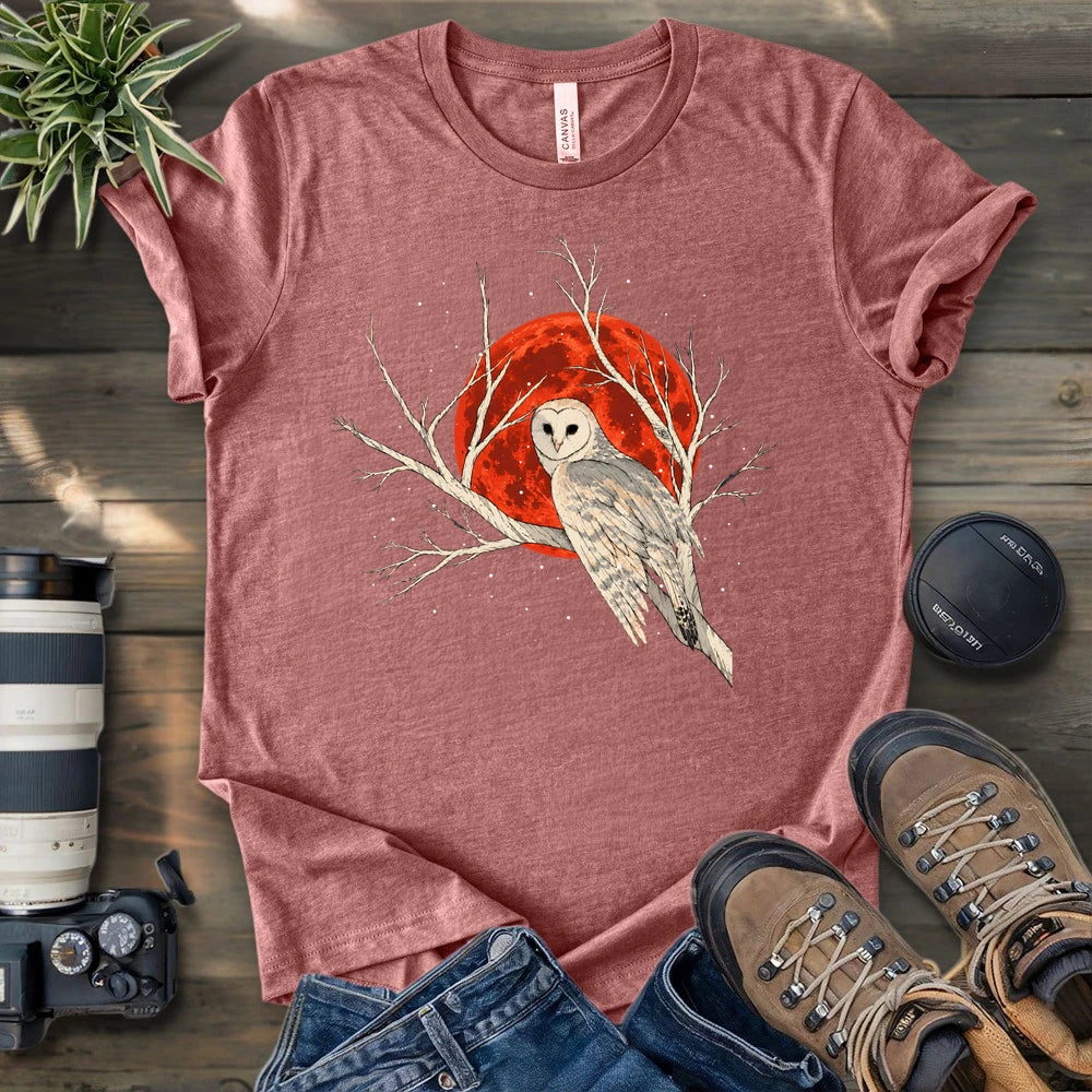 Blood Moon Owl T-shirt