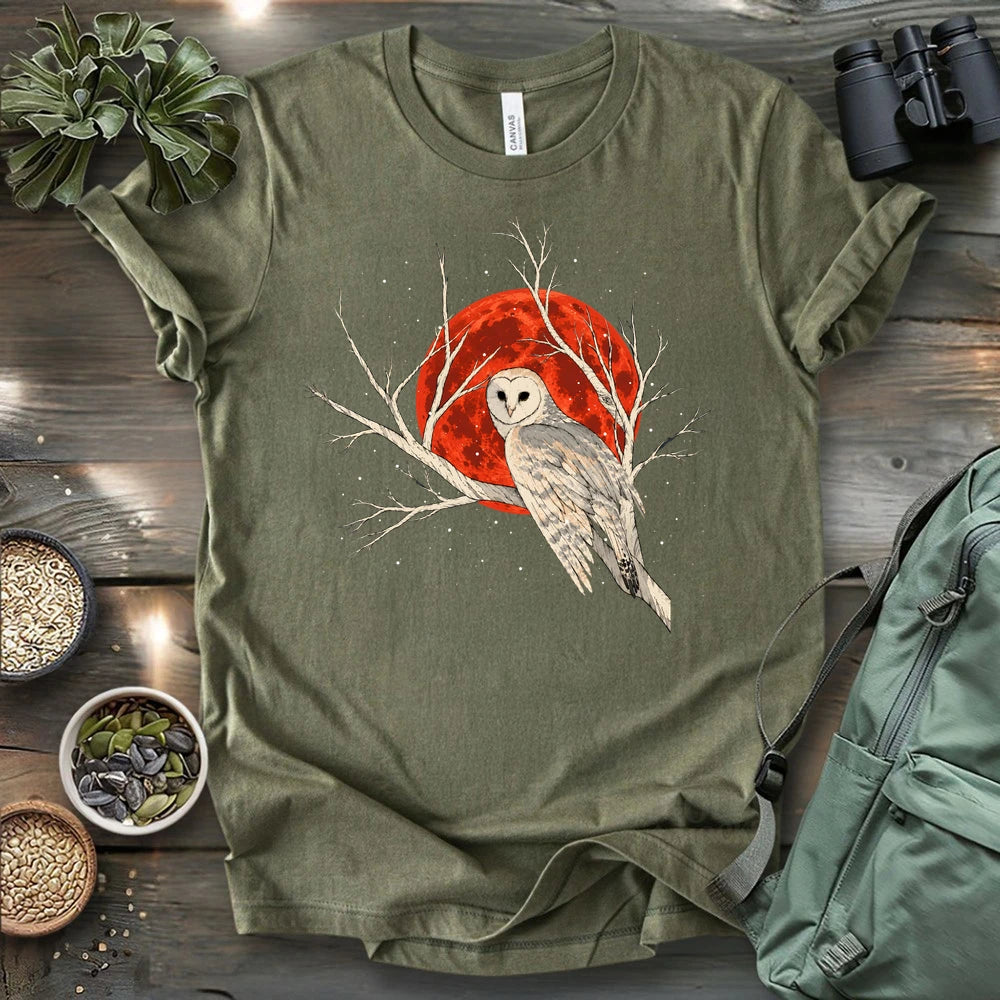 Blood Moon Owl T-shirt