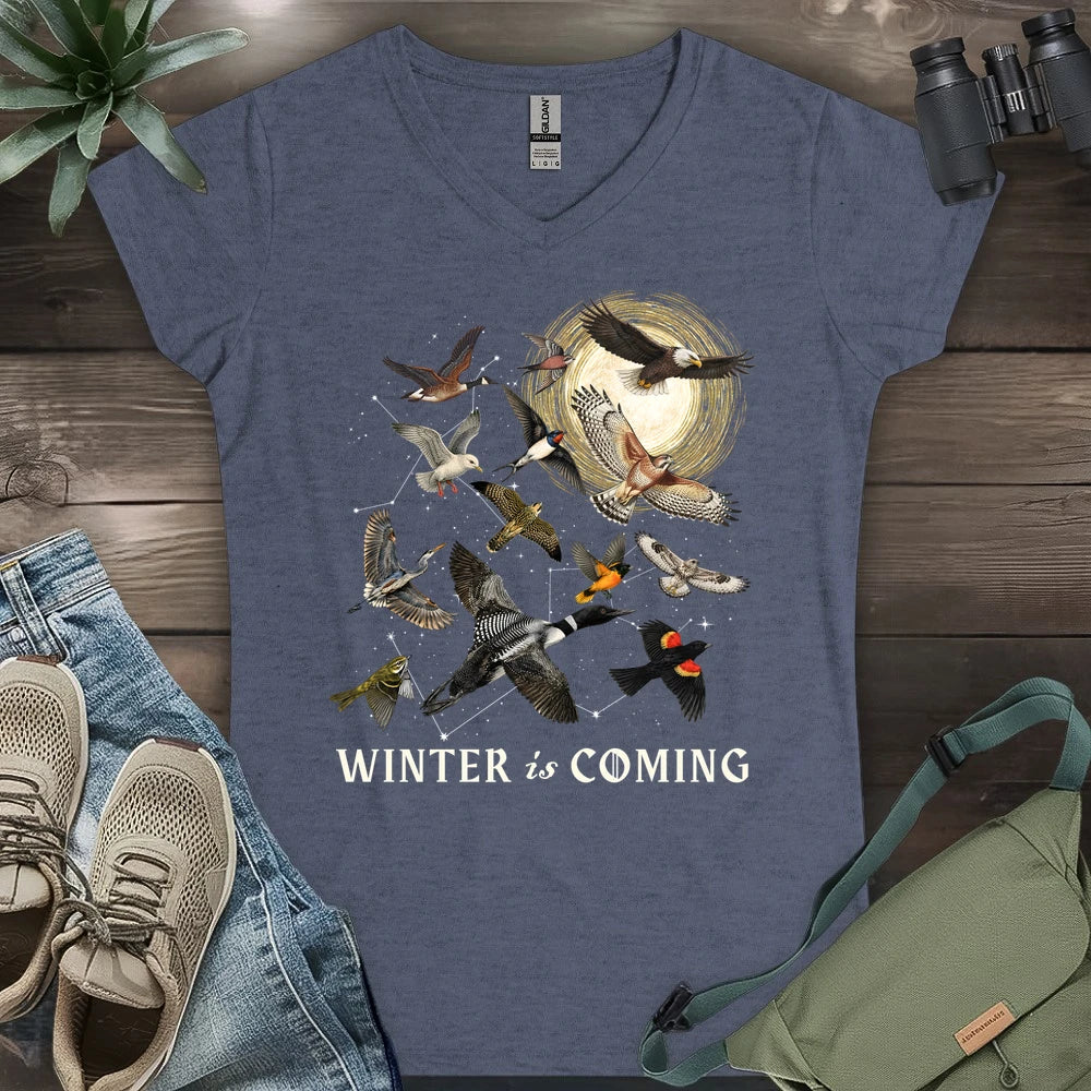 Winter Is Coming Lady V-neck
