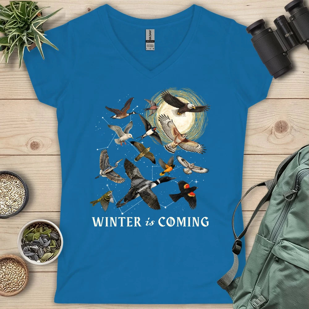 Winter Is Coming Lady V-neck