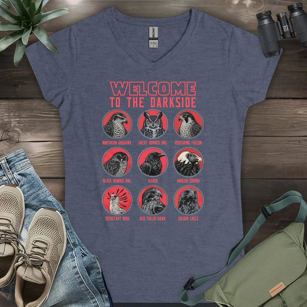 Welcome To The Dark Side Lady V-neck