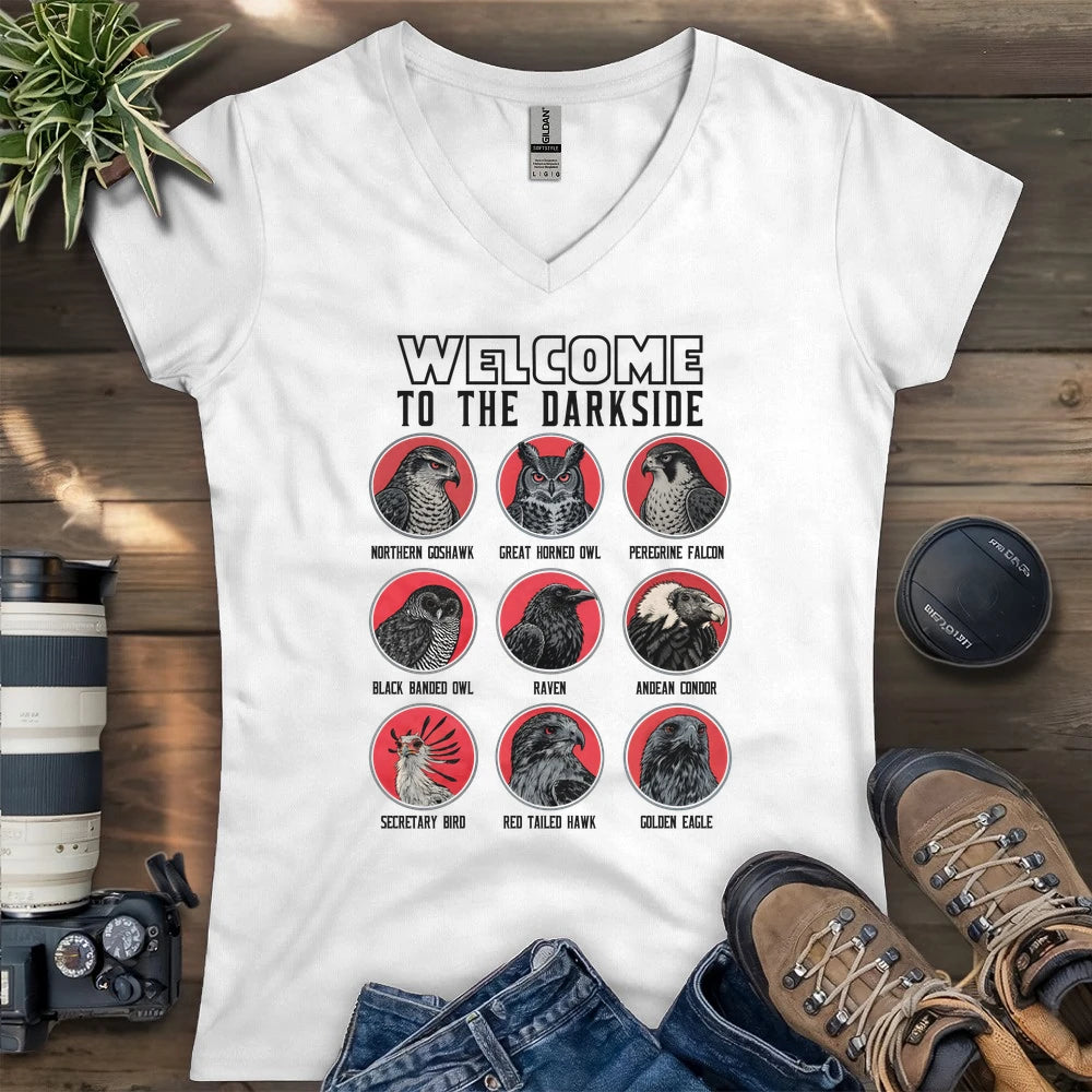 Welcome To The Dark Side Lady V-neck