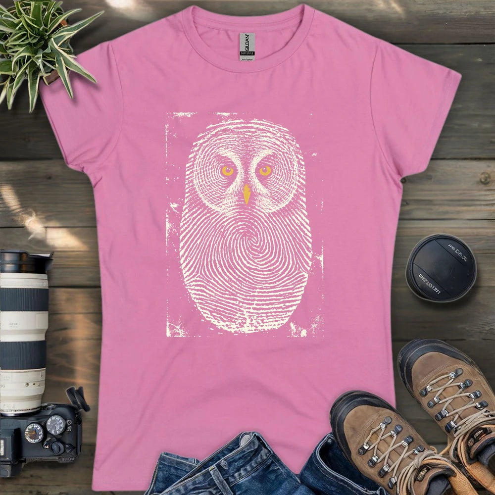 Owl Face Print Women's T-shirt