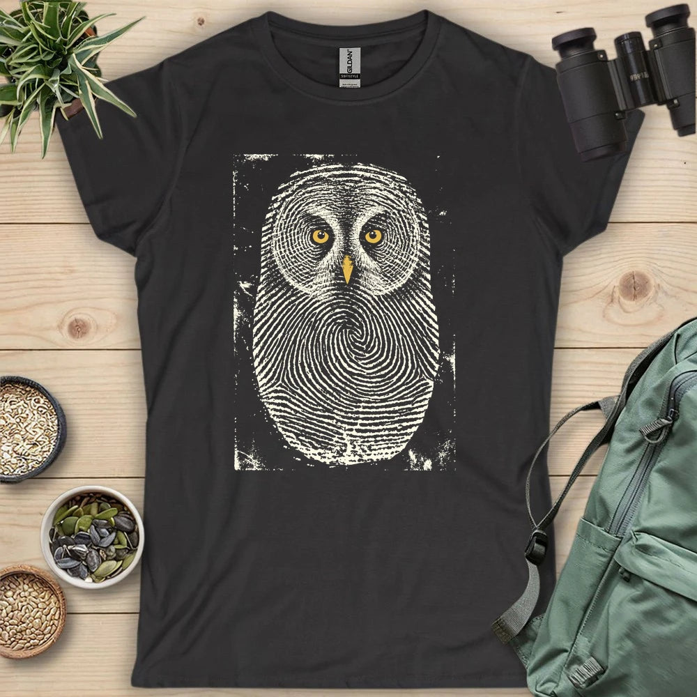 Owl Face Print Women's T-shirt