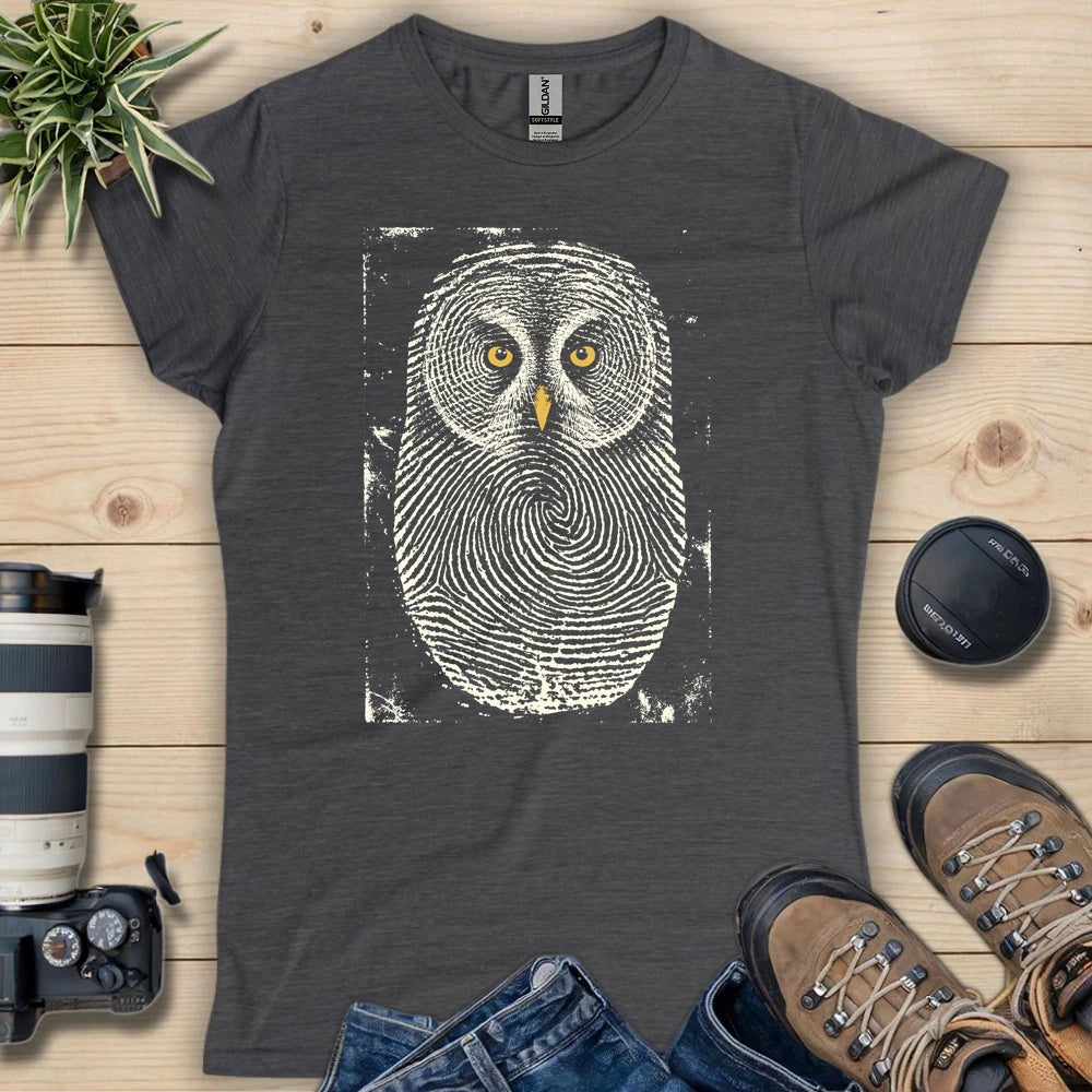 Owl Face Print Women's T-shirt