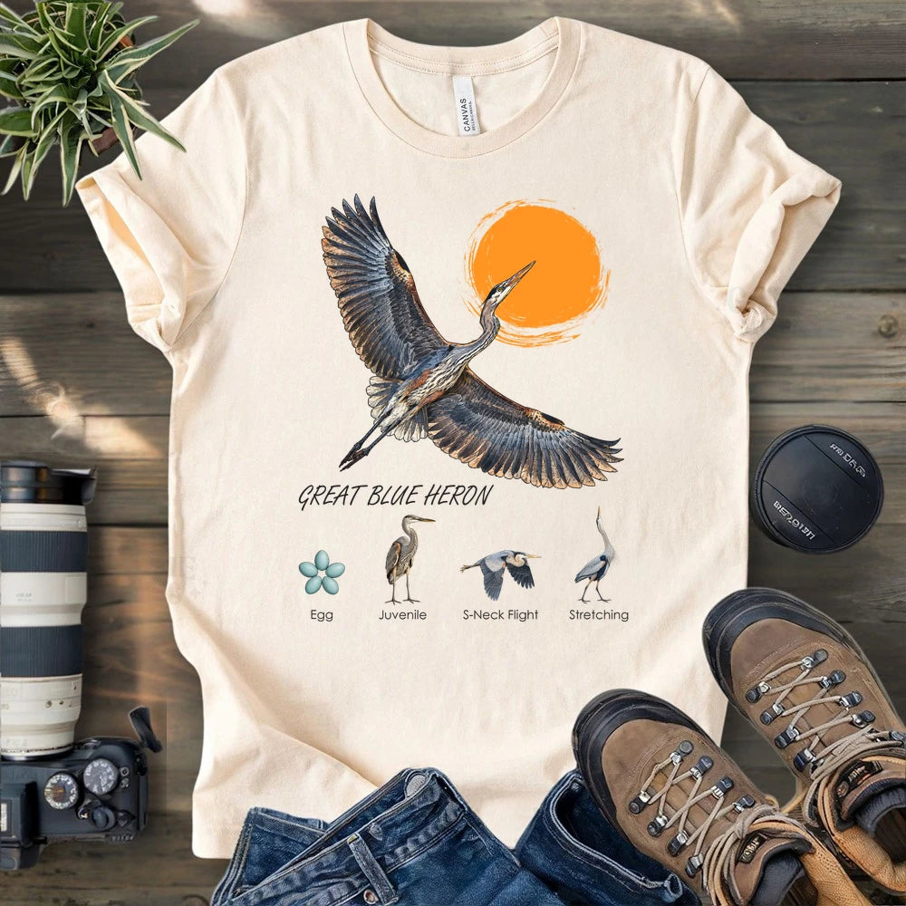 Great Blue Heron T-shirt