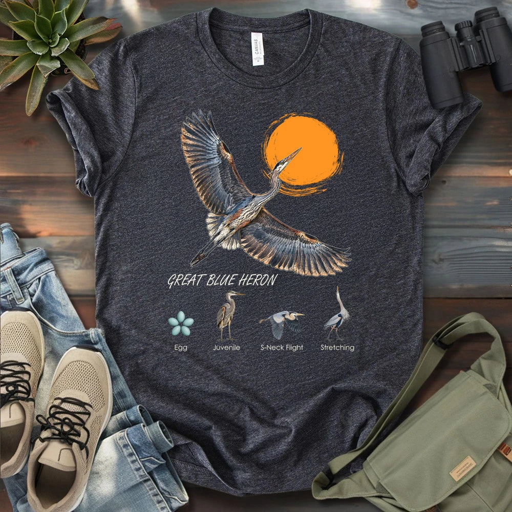 Great Blue Heron T-shirt