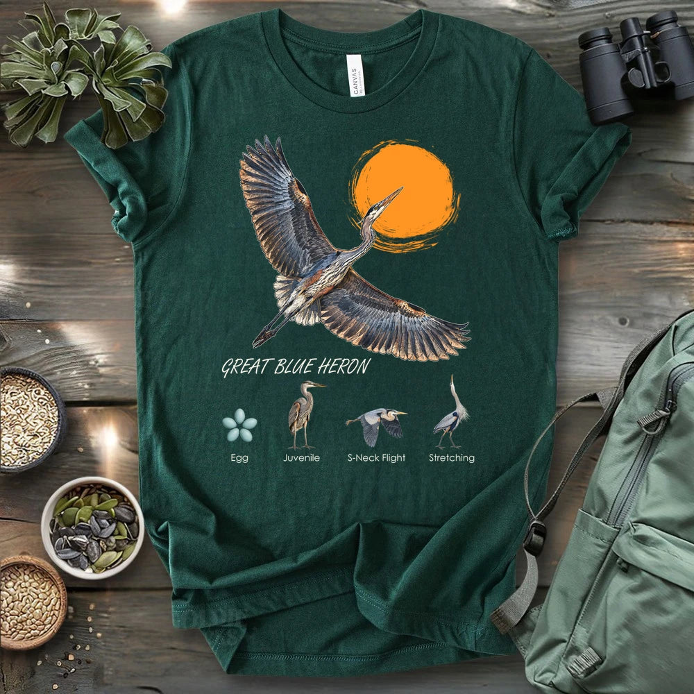 Great Blue Heron T-shirt