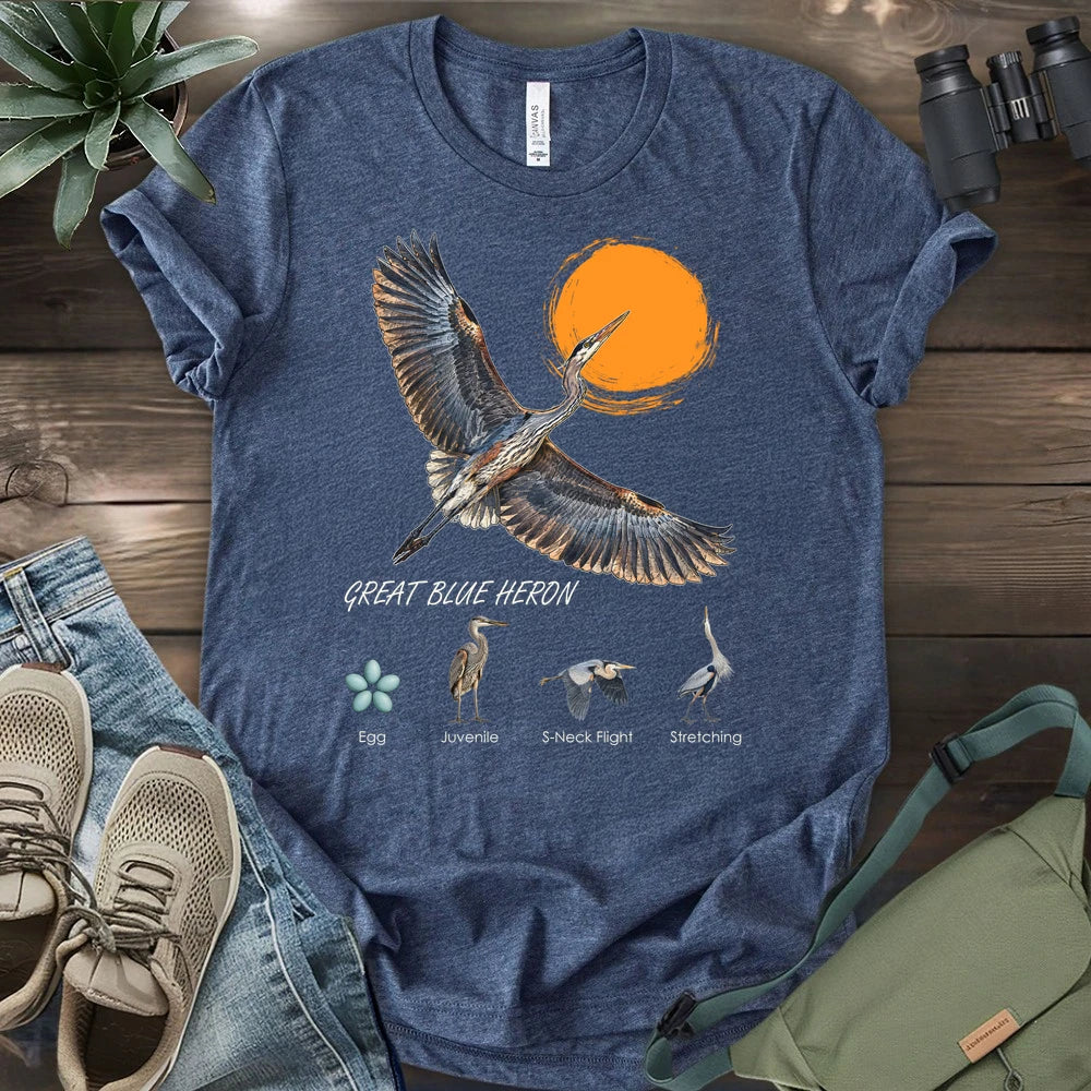 Great Blue Heron T-shirt