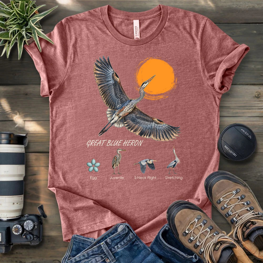 Great Blue Heron T-shirt