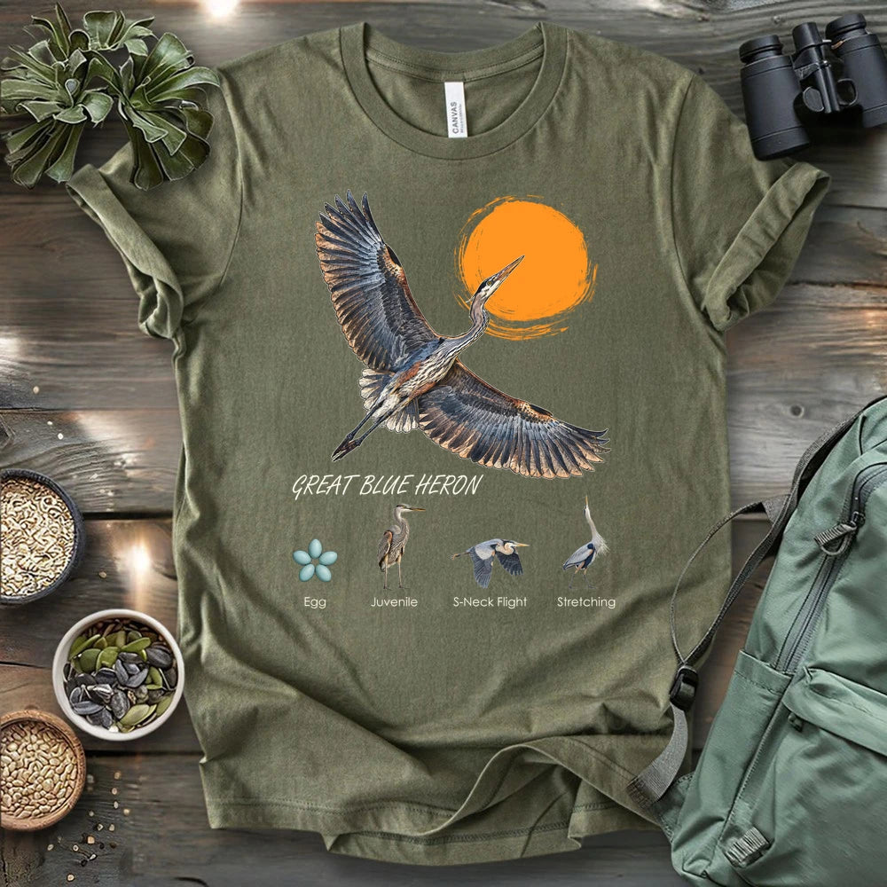 Great Blue Heron T-shirt