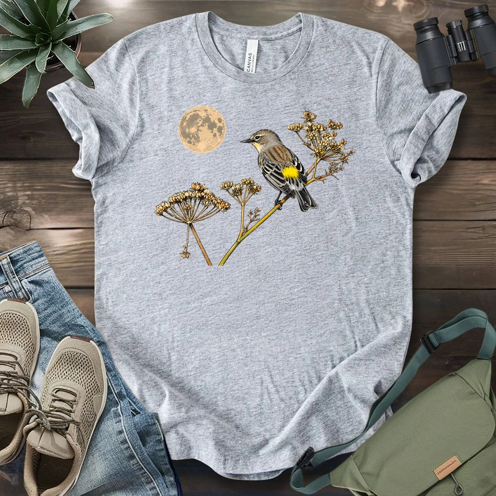 Warbler In Snow T-shirt