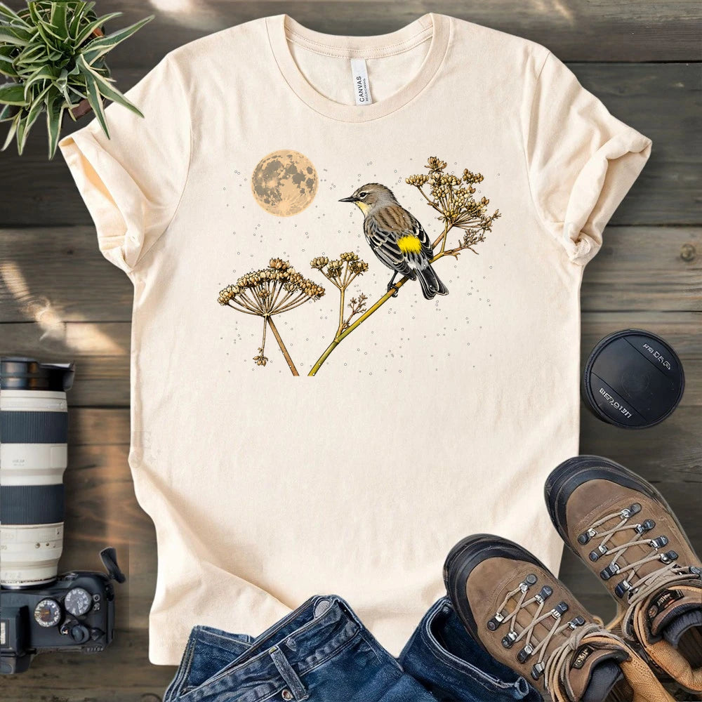 Warbler In Snow T-shirt