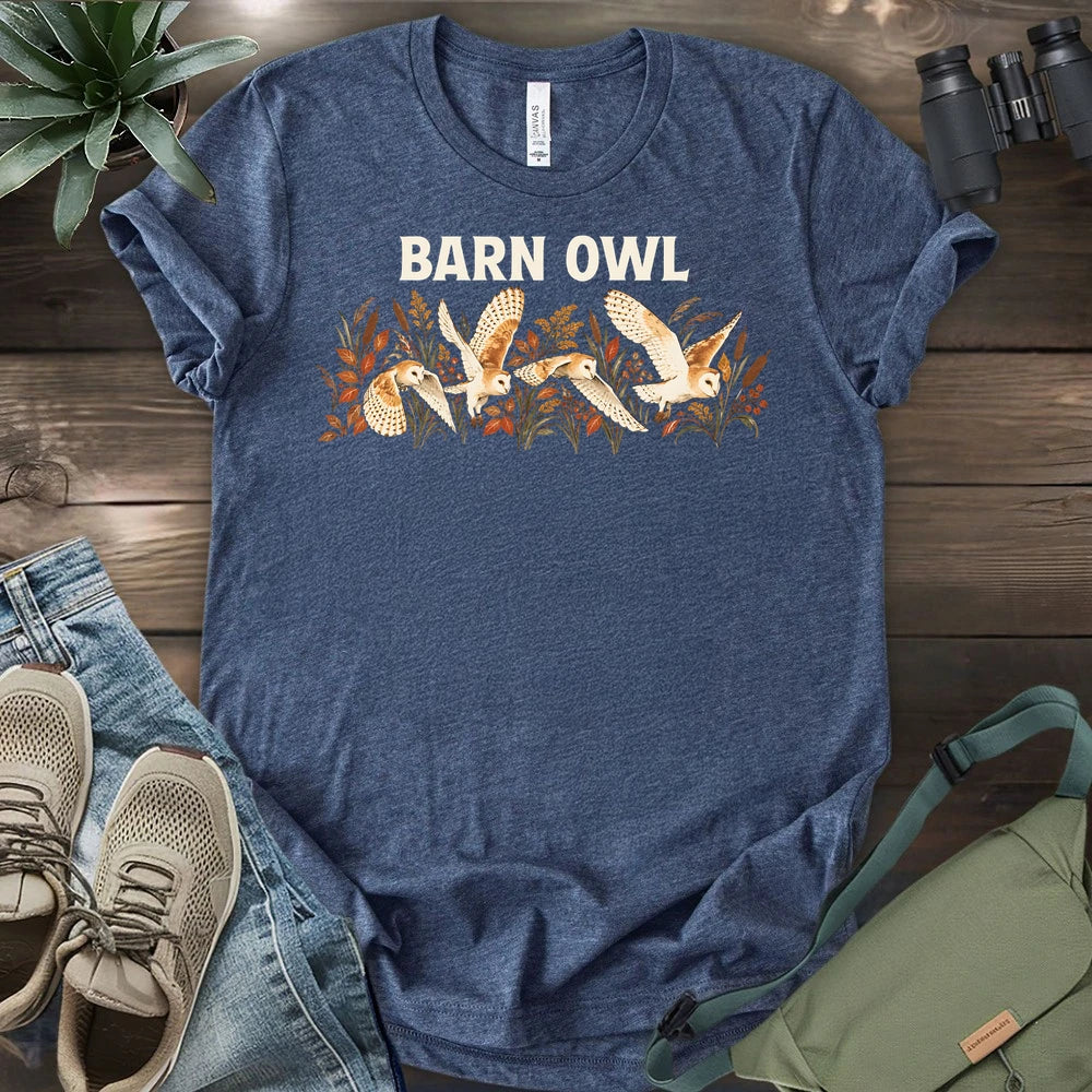 Barn Owl On A Field T-shirt