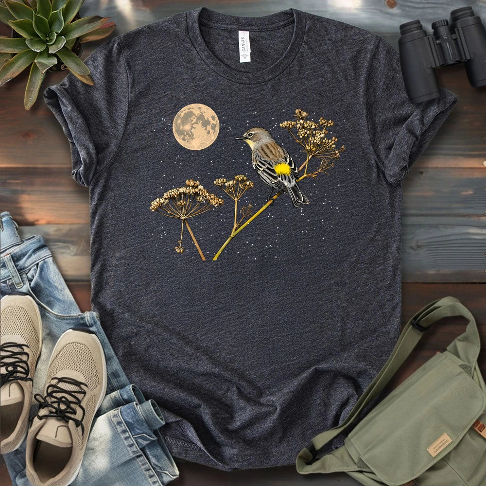 Warbler In Snow T-shirt