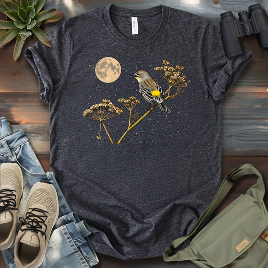 Warbler In Snow T-shirt