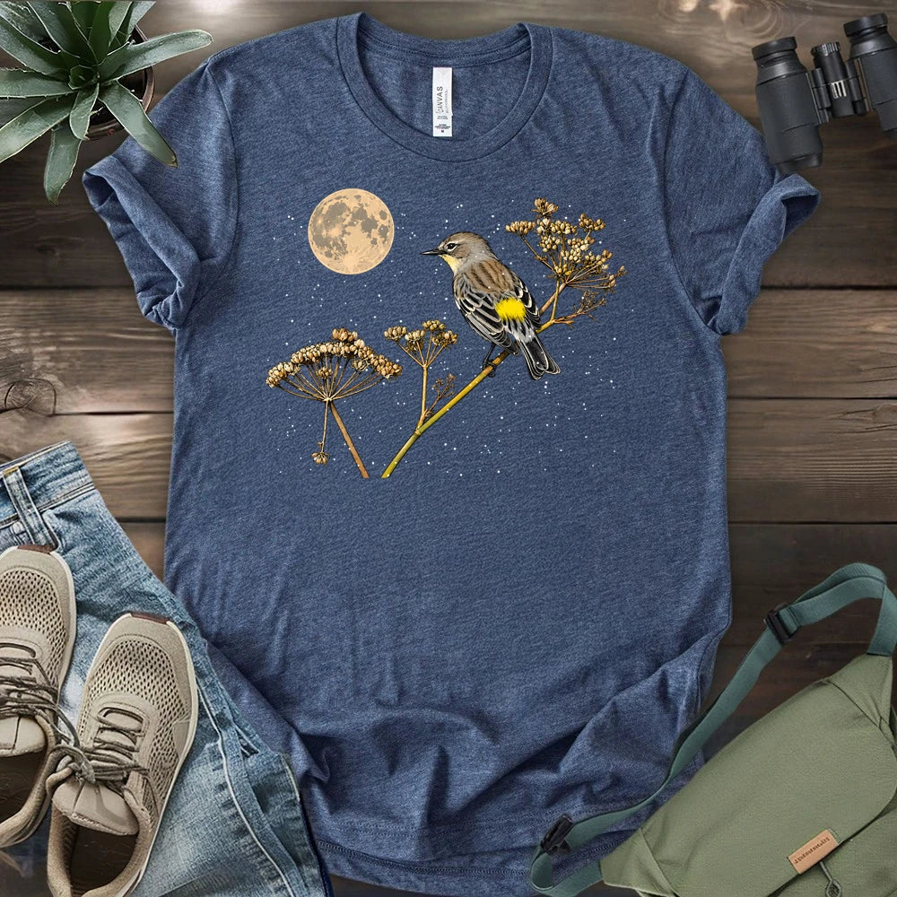 Warbler In Snow T-shirt