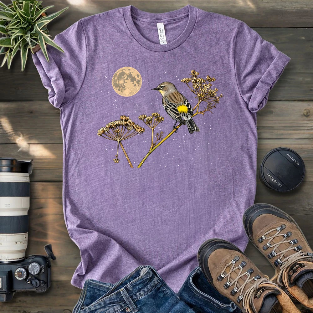 Warbler In Snow T-shirt