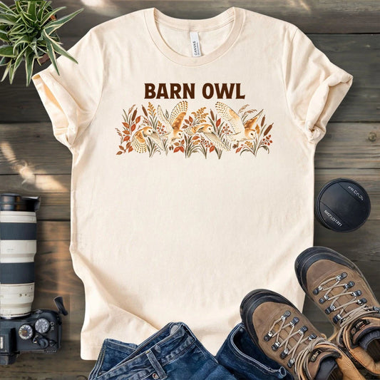 Barn Owl On A Field T-shirt