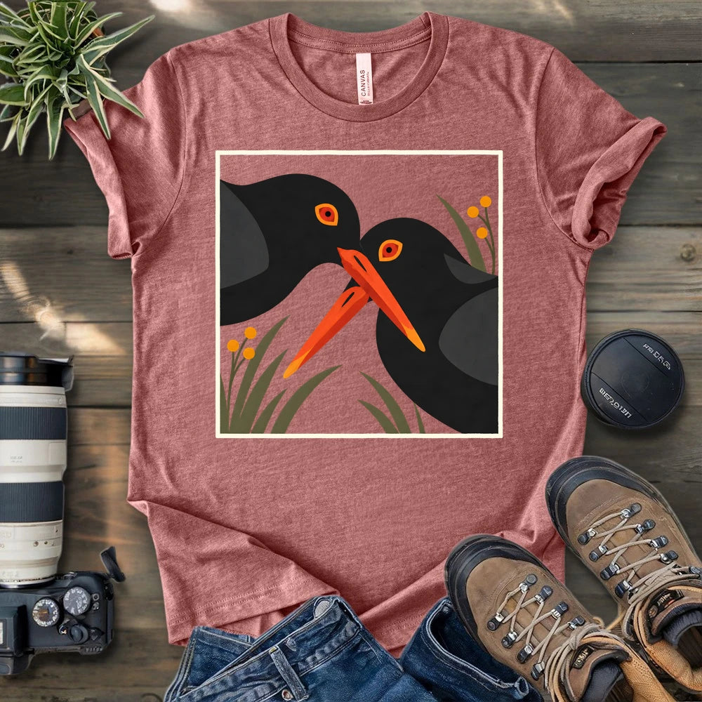 Oystercatcher Couple T-shirt