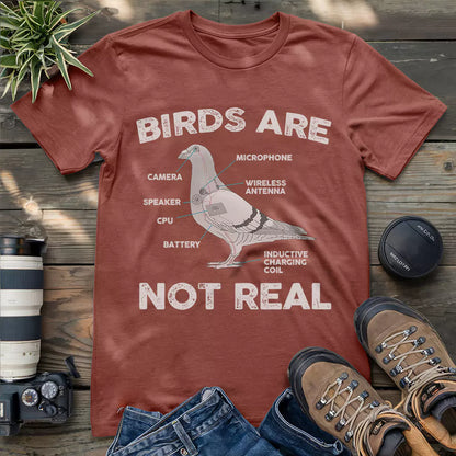 Birds aren't real funny shirt.