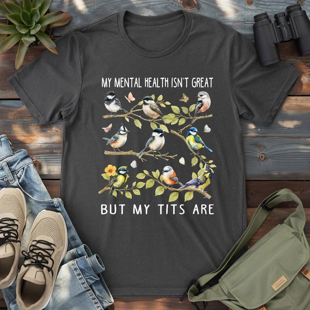 Beautiful tits birds shirt for women.