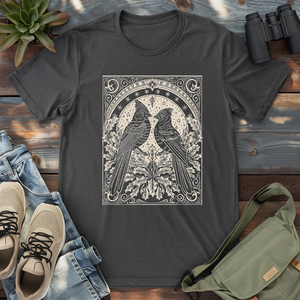 Regal Cardinal Lovebirds T-shirt