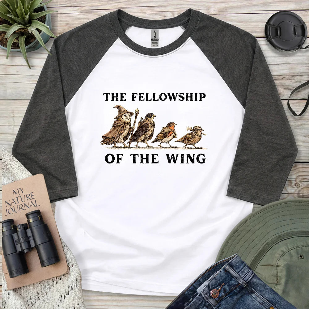 Fellowship Of The Wing 3/4 Sleeve T-shirt