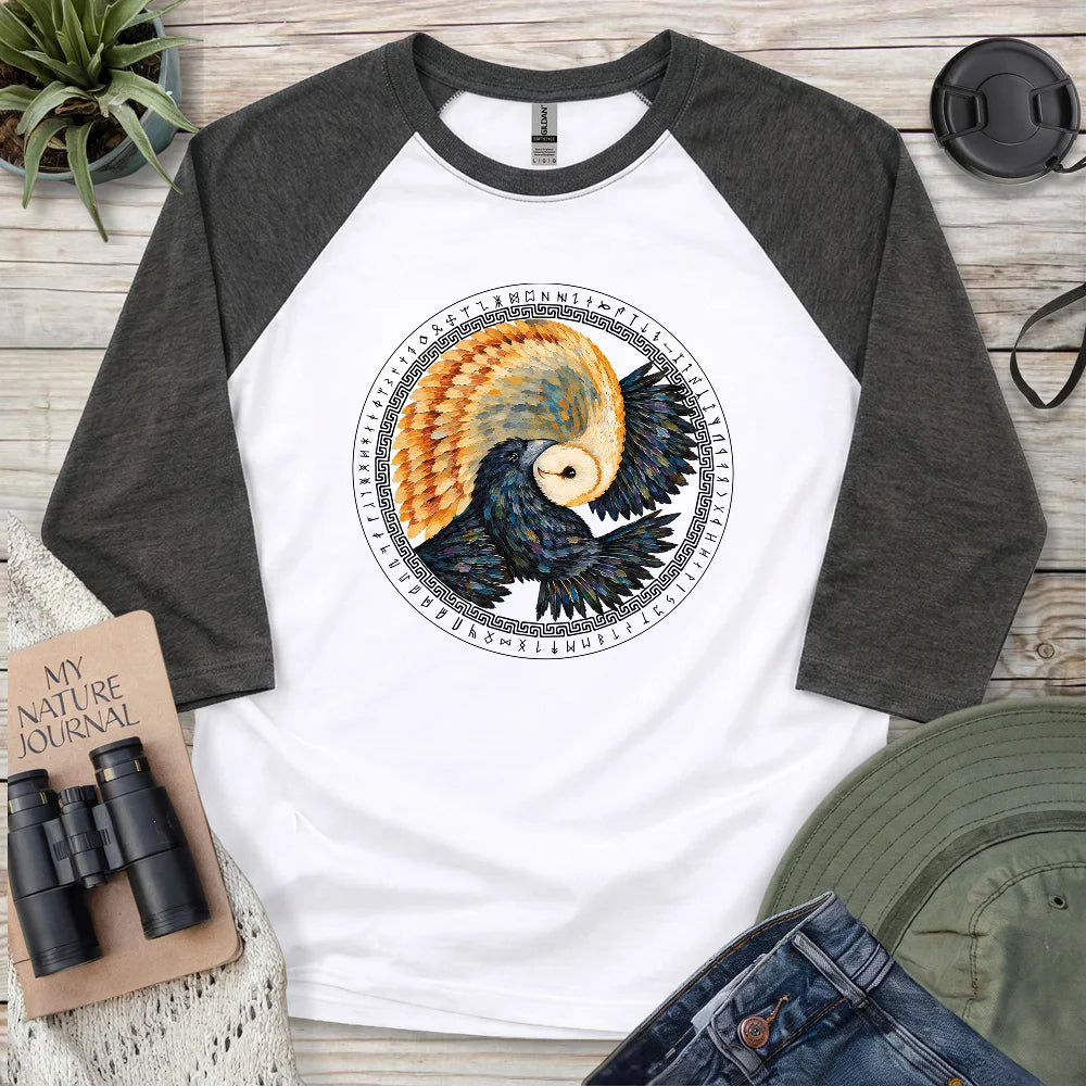 Yin Yang Dual 3/4 Sleeve T-shirt