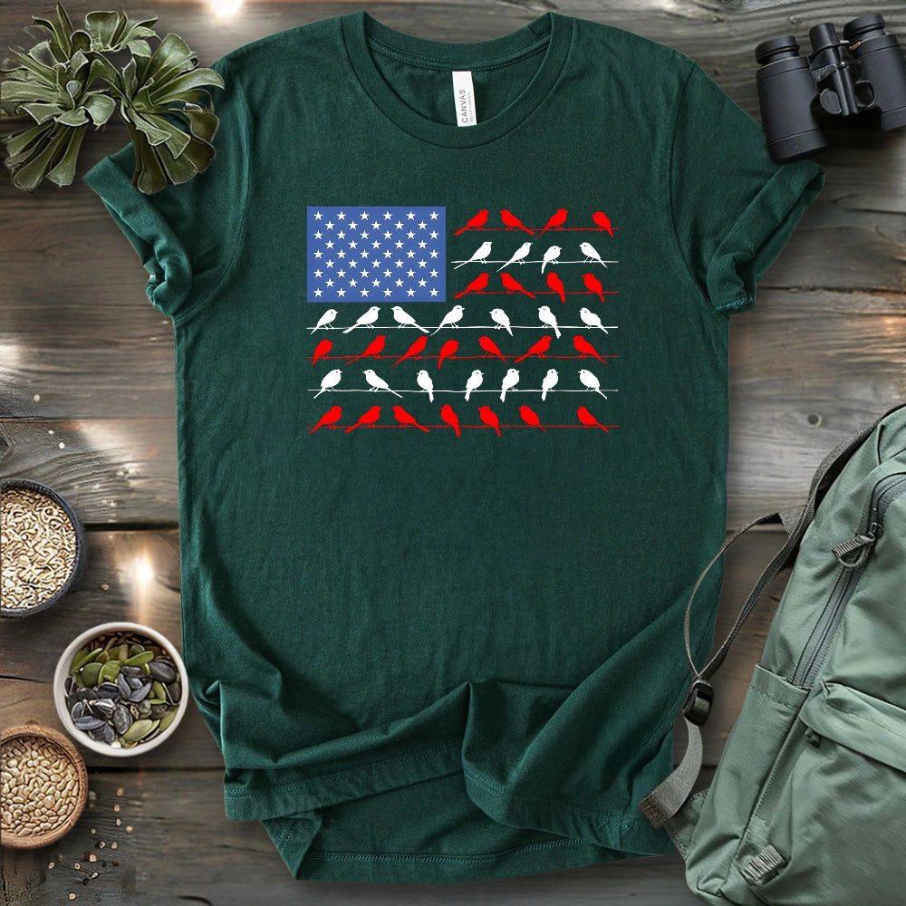 Feathered Flag T-shirt