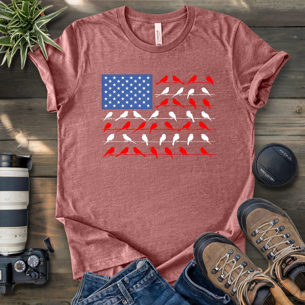 Feathered Flag T-shirt