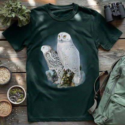 A Snowy Owl Couple T-shirt