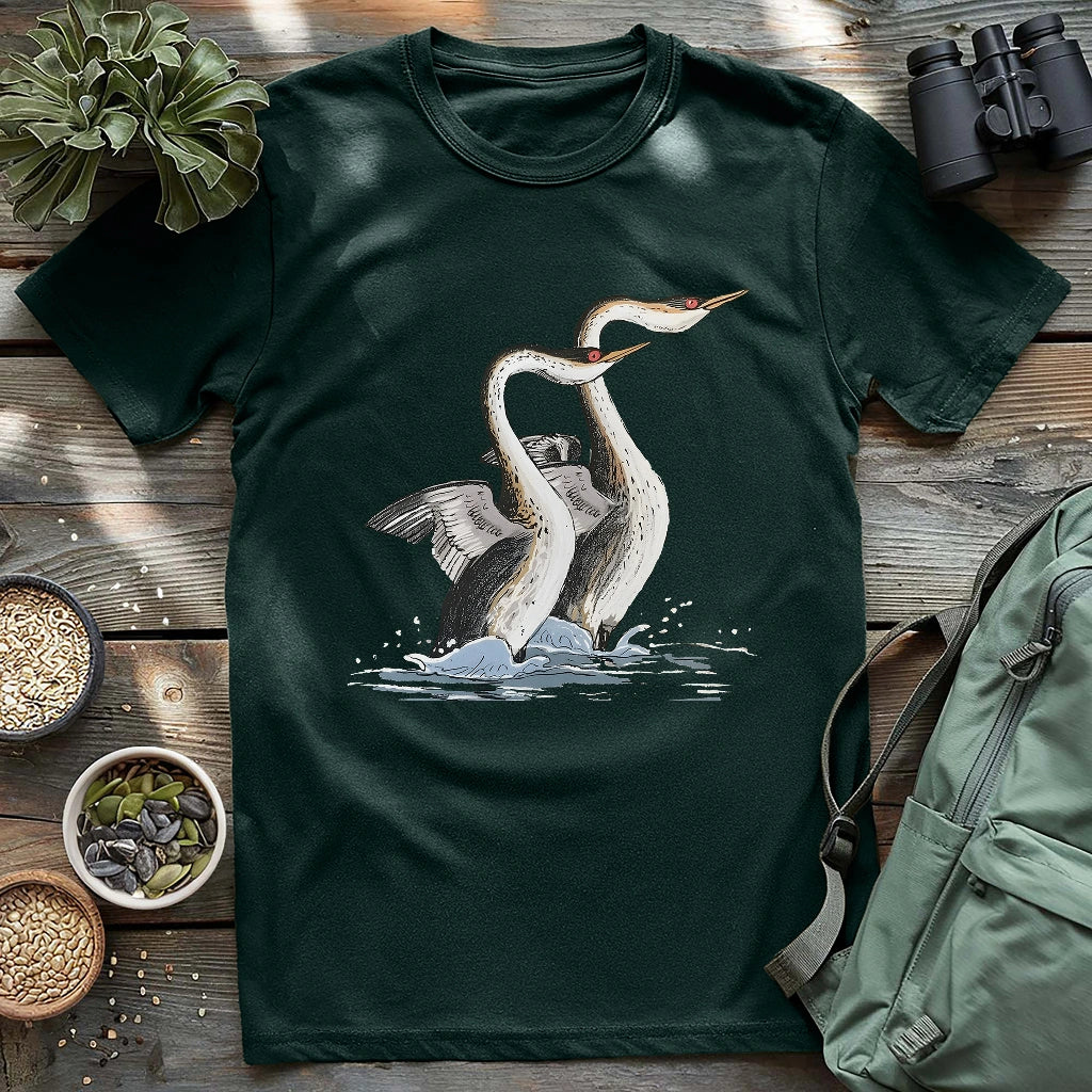 Dancing Grebes T-shirt
