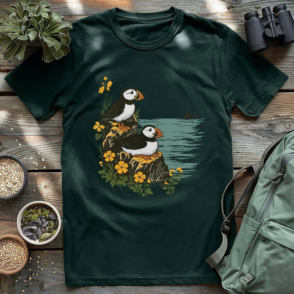 Peaceful Puffins T-shirt